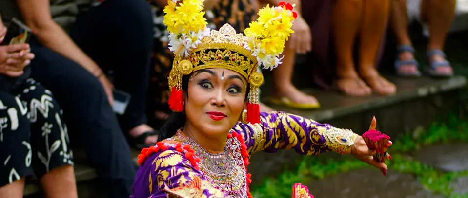 Rejang sacred ceremonial dance